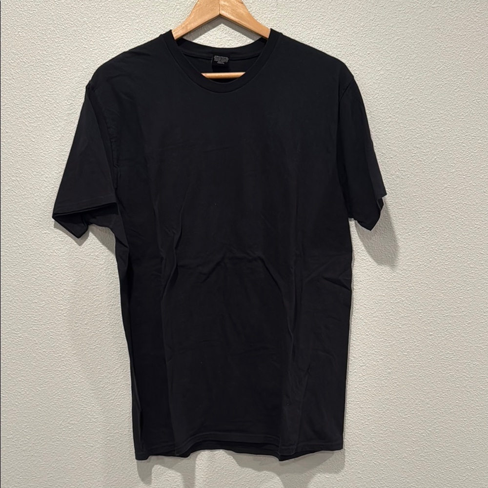 Hanes Men's Black Short Sleeve Tee